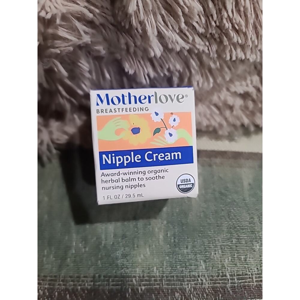 Motherlove Nipple Cream (1 oz) Organic Lanolin-Free Nipple Cream Exp 08/2027